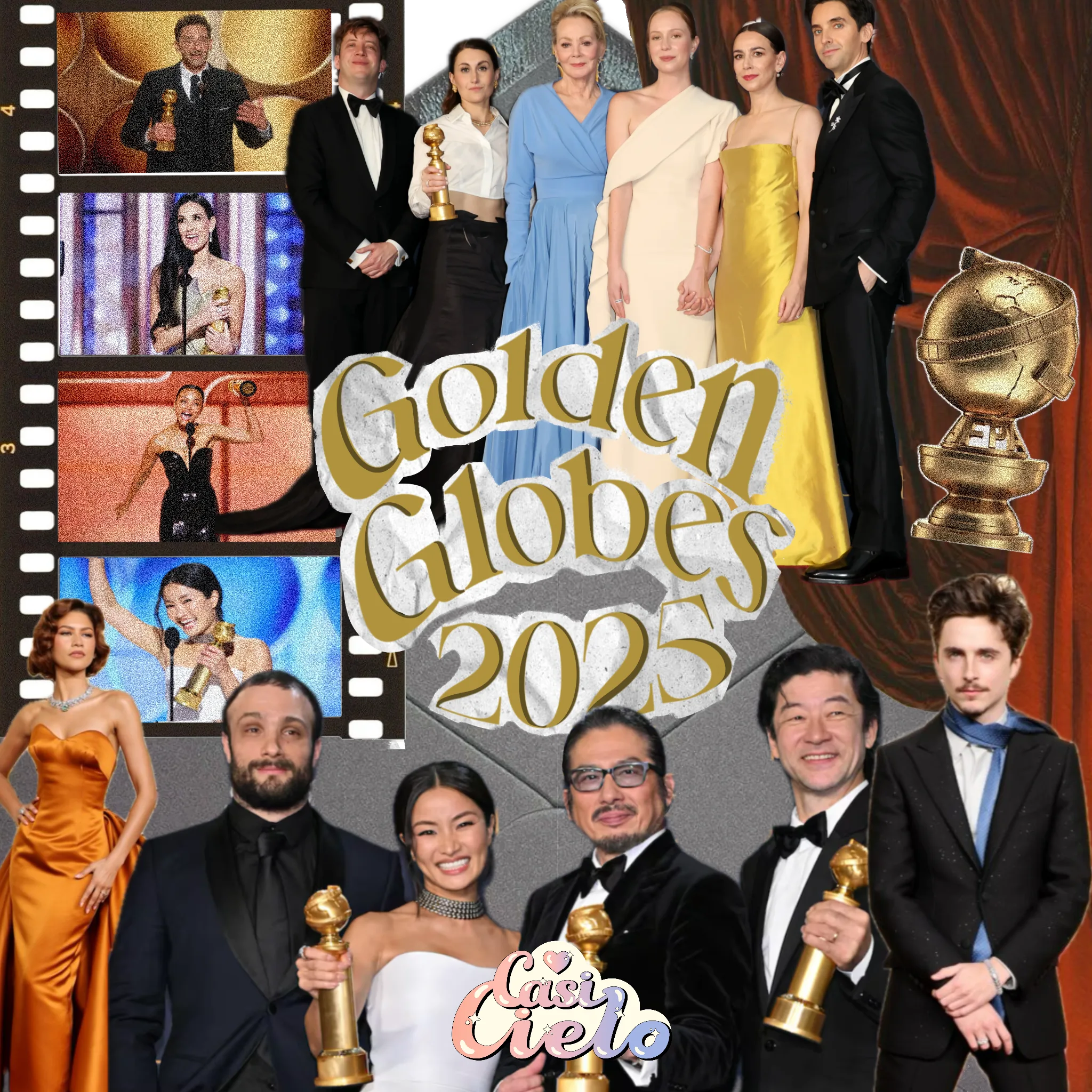 Las mejores películas y series de los Golden Globes 2025