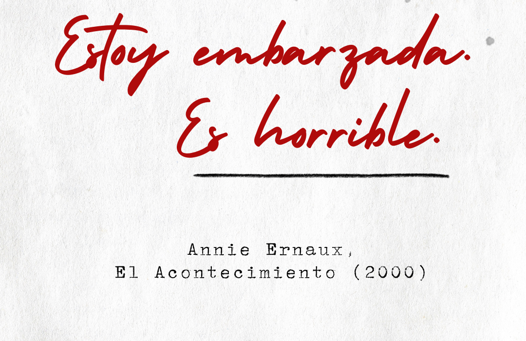 Reseña | Annie Ernaux, El Acontecimiento (2000)