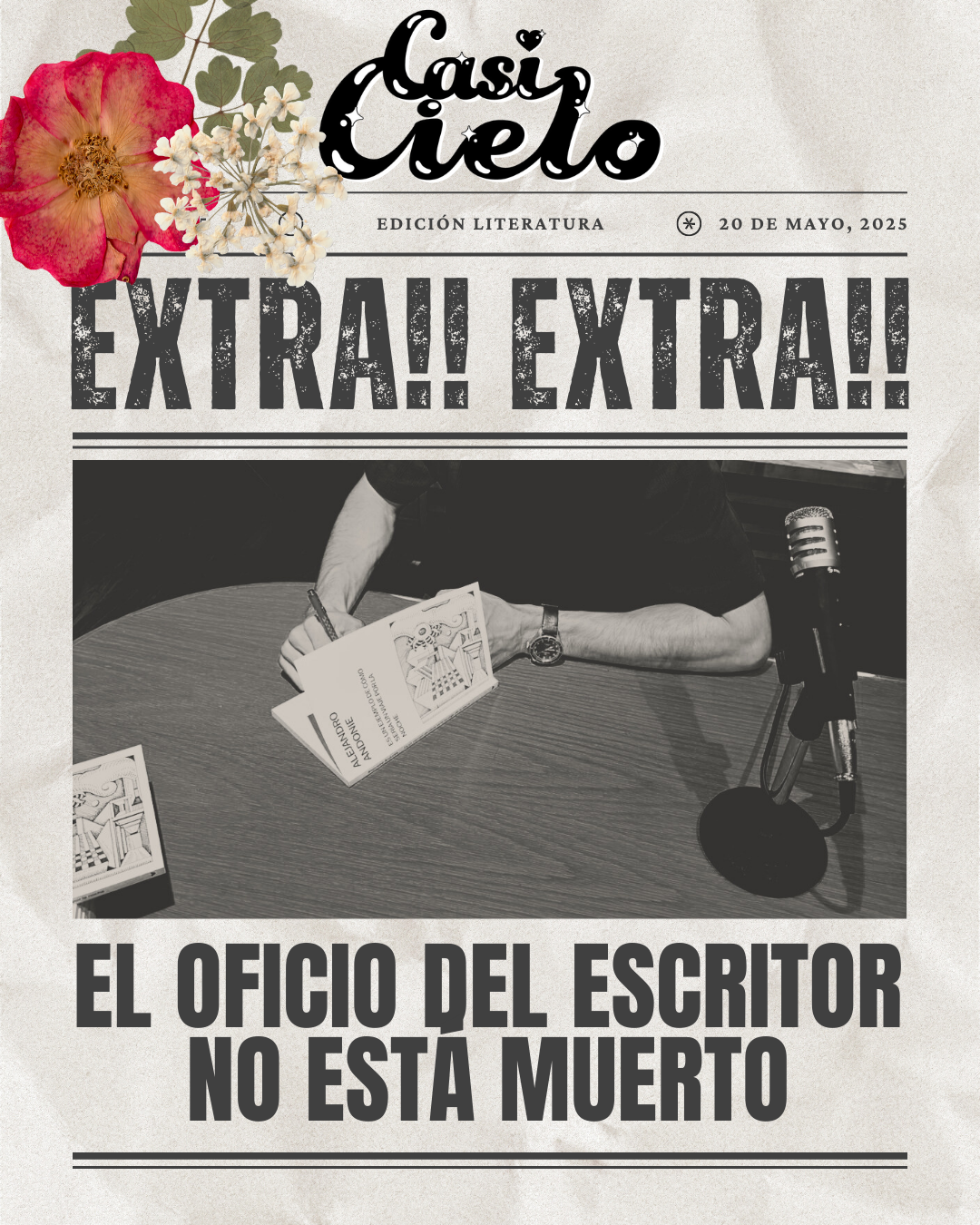 El oficio de escritor no está muerto