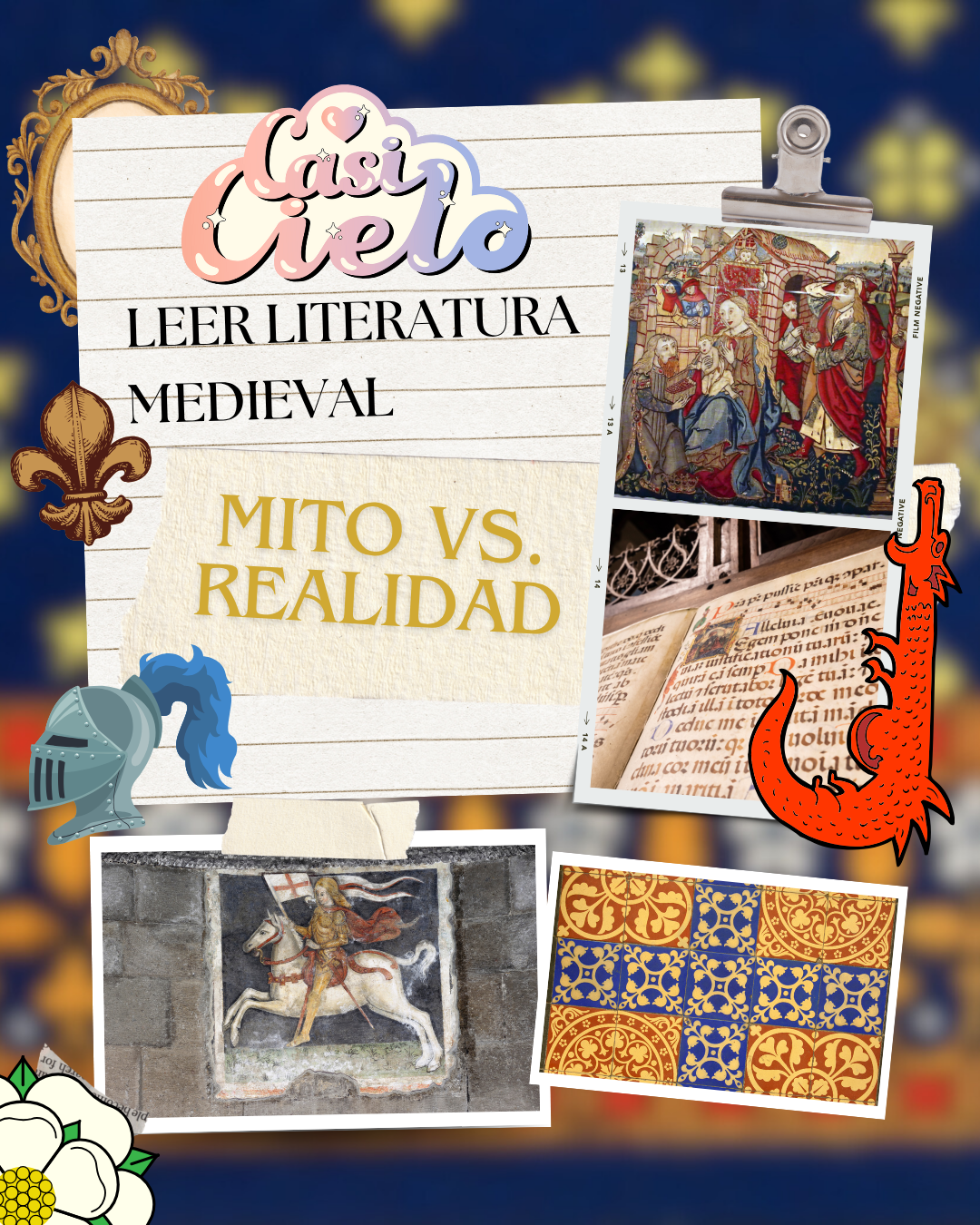 Leer literatura medieval: Mito vs. Realidad