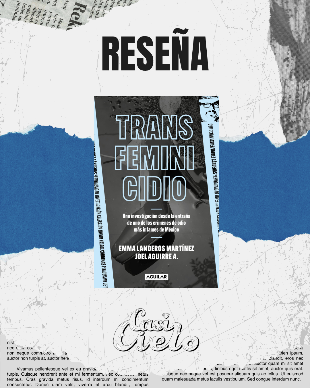 Reseña | Transfeminicidio una investigación desde la entraña de uno de los crímenes de odio más infames de México