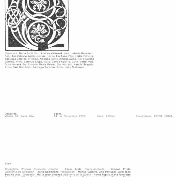 Springtime Wishes en acciones de Moda 2025: El bosque sabe. 